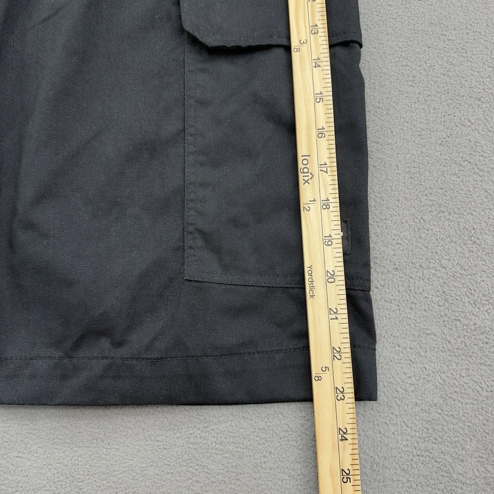True Religion Belted Utility Cargo Shorts Mens 34 Black Contrast Stitch 12